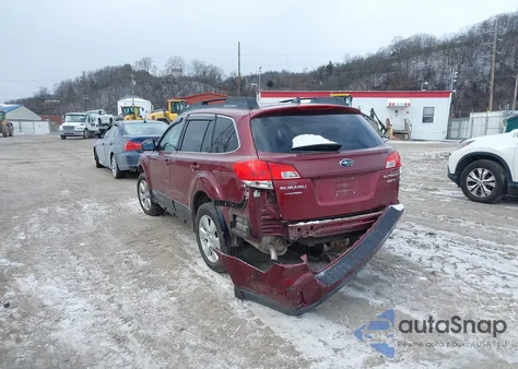 2012 Subaru Outback 3.6R Limited from USA, damaged, VIN 4S4BRDKCXC2226659